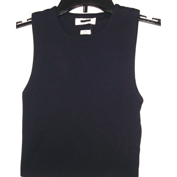 New Womens Babaton Aritzia Contour Muscle Tank Black 2XS XXS Nice Sleeveless - Picture 2 of 5